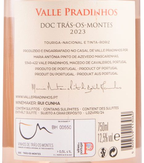 2023 Valle Pradinhos rosé