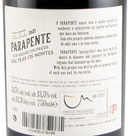 2021 Parapente Vinhas Velhas tinto