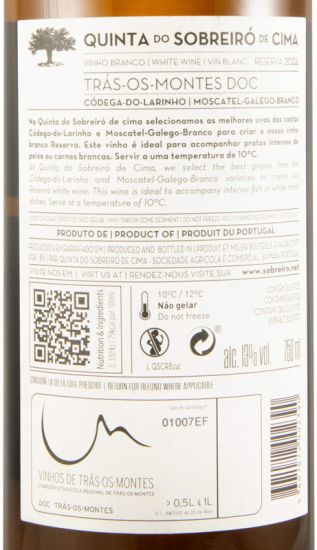 2024 Quinta do Sobreiró de Cima Reserva branco
