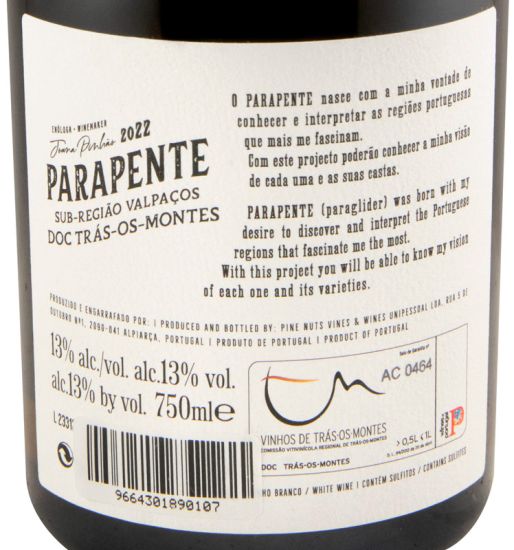2022 Parapente Vinhas Velhas branco