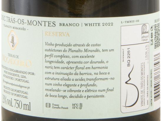 2022 Terras de Mogadouro Reserva white