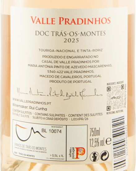 2025 Valle Pradinhos rosé
