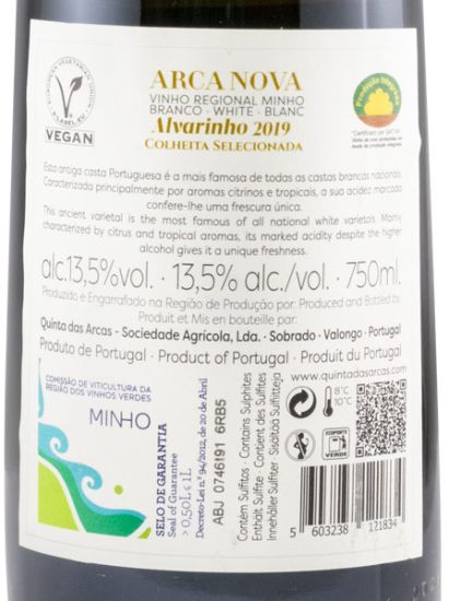 2019 Arca Nova Alvarinho white