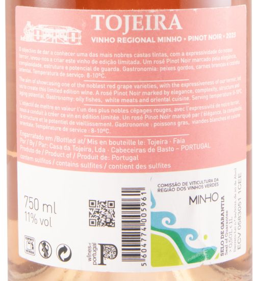 2023 Tojeira Pinot Noir rosé