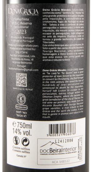 2023 Dona Grácia Reserva Kosher tinto