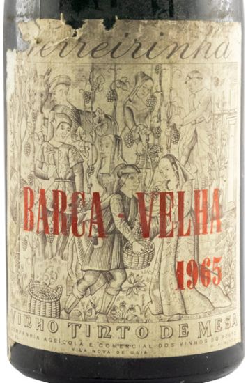 1965 Barca Velha tinto (rótulo danificado)