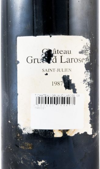 1987 Château Gruaud Larose tinto (rótulo danificado)
