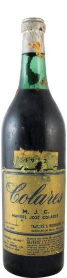 1962 Colares Reserva M.J.C. tinto (rótulo danificado)