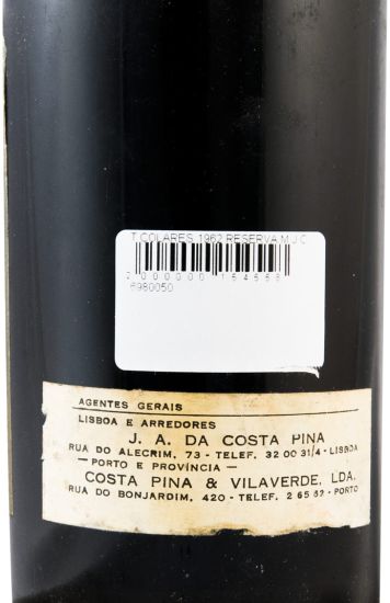 1962 Colares Reserva M.J.C. tinto (rótulo danificado)