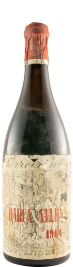 1964 Barca Velha tinto (nível baixo e rótulo danificado)