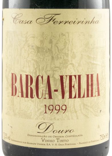 1999 Barca Velha red (damaged back label)
