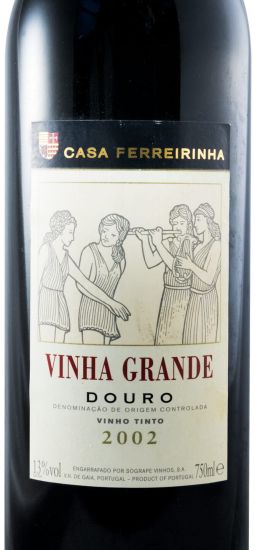 2002 Casa Ferreirinha Vinha Grande tinto (rótulo danificado)