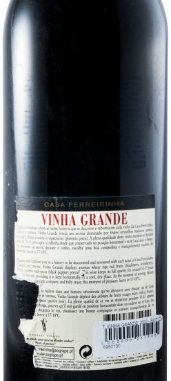 2002 Casa Ferreirinha Vinha Grande tinto (rótulo danificado)