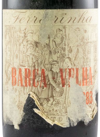 1983 Barca Velha red (damaged label)