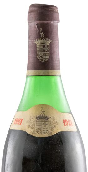 1981 Barca Velha tinto (nível baixo)