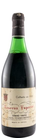 1980 Casa Ferreirinha Reserva Especial tinto (cápsula danificada)