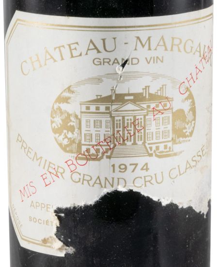 1974 Château Margaux red (damaged label)
