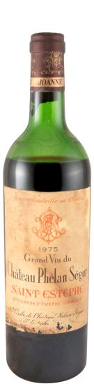 1975 Château Phélan Ségur Saint-Estèphe tinto (nível baixo)