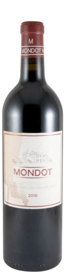 2016 Mondot Saint-Émilion tinto (rótulo danificado)