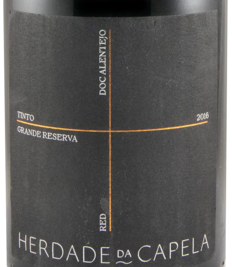 2016 Herdade da Capela Grande Reserva red (damaged label)