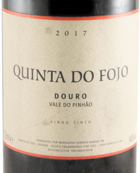 2017 Quinta do Fojo tinto (rótulo danificado)