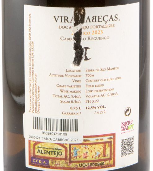 2021 Vira Cabeças red (damaged label)
