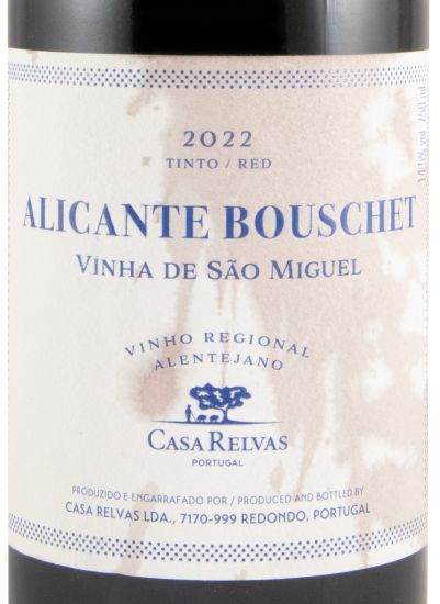2022 Casa Relvas Alicante Bouschet red (damaged label)