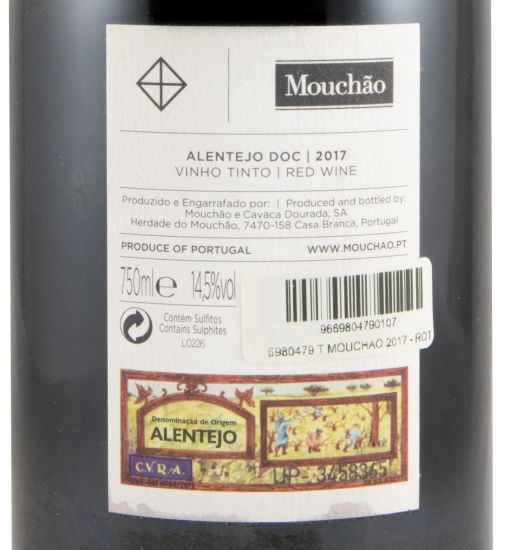 2017 Mouchão red (damaged label)