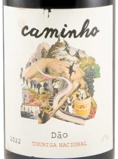 2022 Caminho Touriga Nacional red (damaged label)