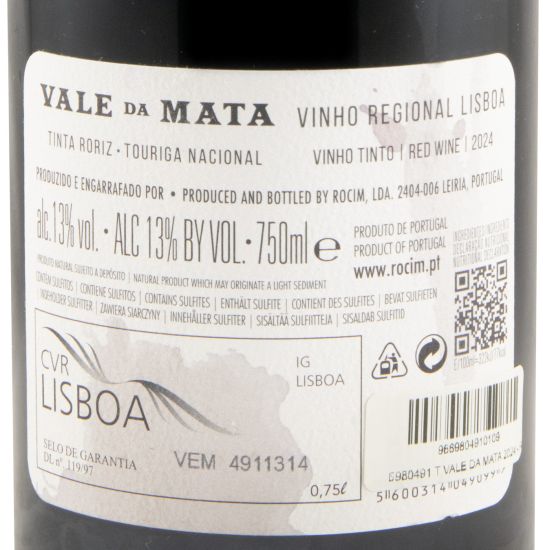 2024 Rocim Vale da Mata red (damaged label)