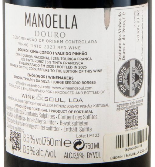 2023 Manoella red (damaged label)