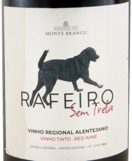 2021 Herdade do Monte white Rafeiro Sem Trela red (damaged label)