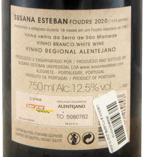 2020 Susana Esteban Foudre branco (rótulo danificado)