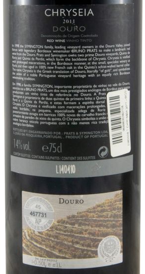 2011 Chryseia red (damaged label)
