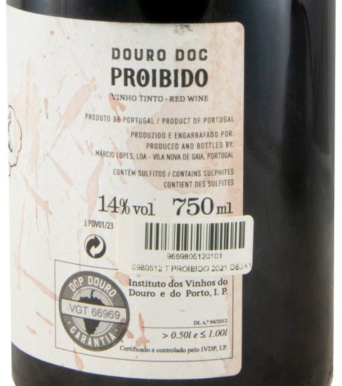 2021 Proibido Déjà Vu red (damaged label)