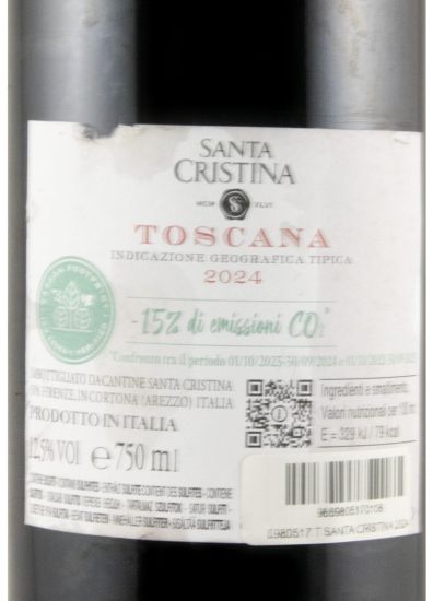 2024 Santa Cristina red (damaged label)