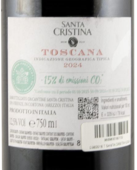 2024 Santa Cristina tinto (rótulo danificado)