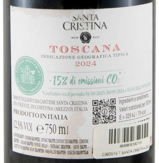 2024 Santa Cristina tinto (rótulo danificado)