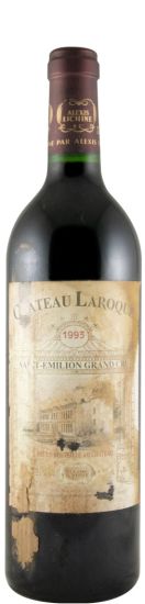 1993 Château Laroque Saint-Émilion red (damaged label)