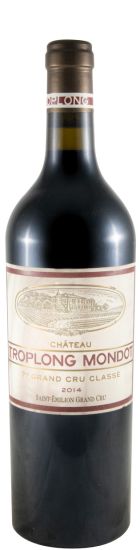 2014 Château Troplong Mondot Saint-Émilion tinto (rótulo danificado)