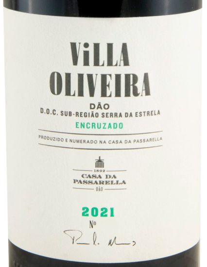 2021 Casa da Passarella Villa Oliveira Encruzado branco (rótulo danificado)