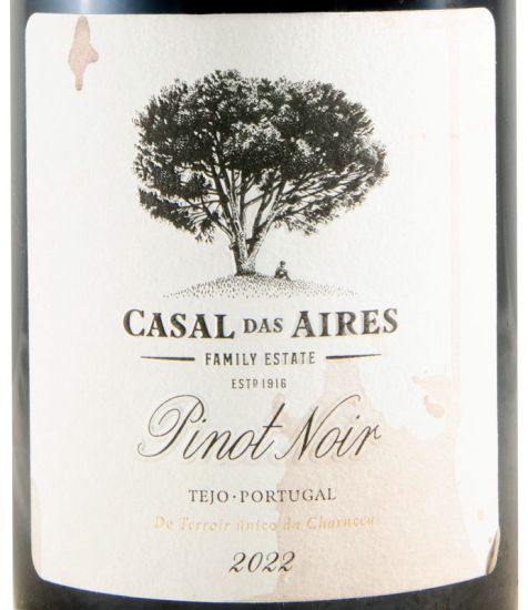 2022 Casal das Aires Pinot Noir tinto (rótulo danificado)