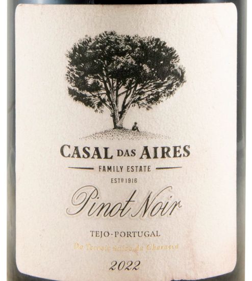 2022 Casal das Aires Pinot Noir tinto (rótulo danificado)