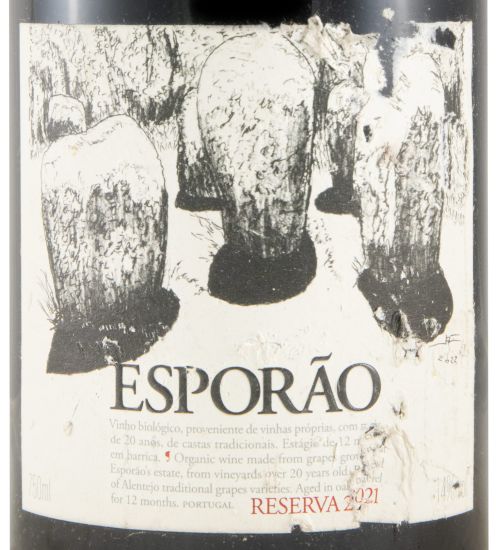 2021 Esporão Reserva tinto (rótulo danificado)