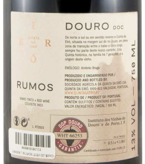 2023 Quinta da Eiró Rumos Colheita red (damaged label)