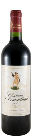 2013 Château d'Armailhac Pauillac tinto (rótulo danificado)