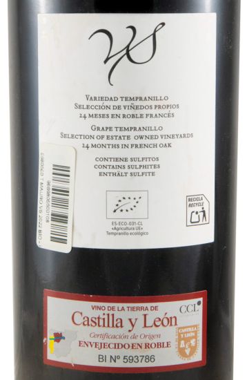 2022 Bodegas Mauro VS Castilla y León biológico tinto (rótulo danificado)