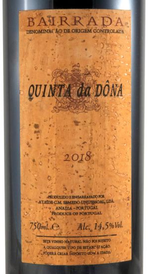 2018 Quinta da Dôna red (damaged label)