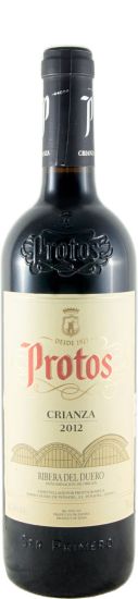 2012 Protos Crianza tinto (rótulo danificado)