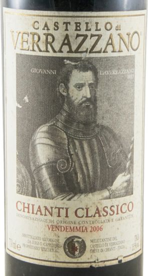 2006 Castello di Verrazanno Chianti Classico tinto (rótulo danificado)